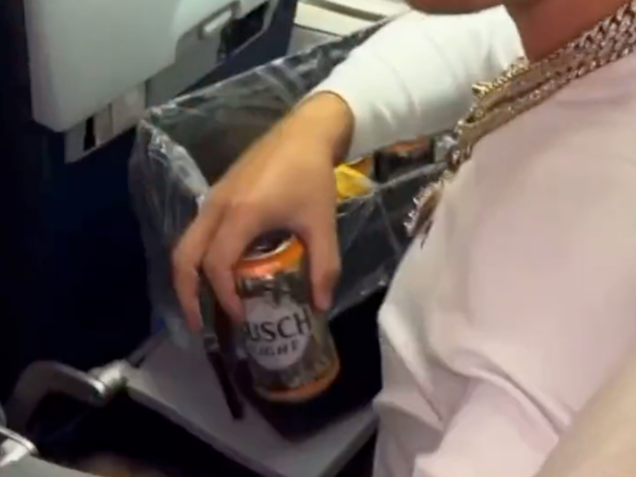 Taylor Heinicke Gets Kirk Cousins Treatment On Flight Home, Gets Iced Out  With His Teammates Chains (VIDEO)