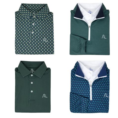 Channel the luck of the Irish all season long with Rhoback’s St. Patrick’s Day golf shirt collection