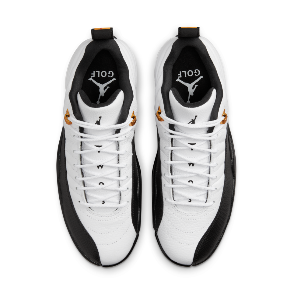 Air Jordan 12 Low Golf Shoes - Taxi vs Playoff 