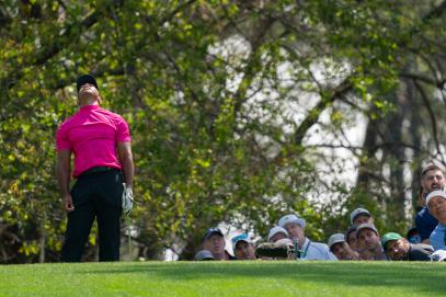 Tiger Woods at the Masters, in pictures