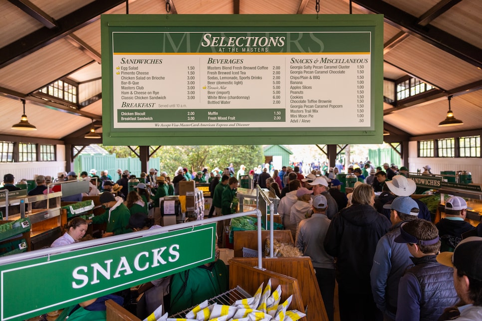 Masters 2022 I ate and graded every item on the Augusta National