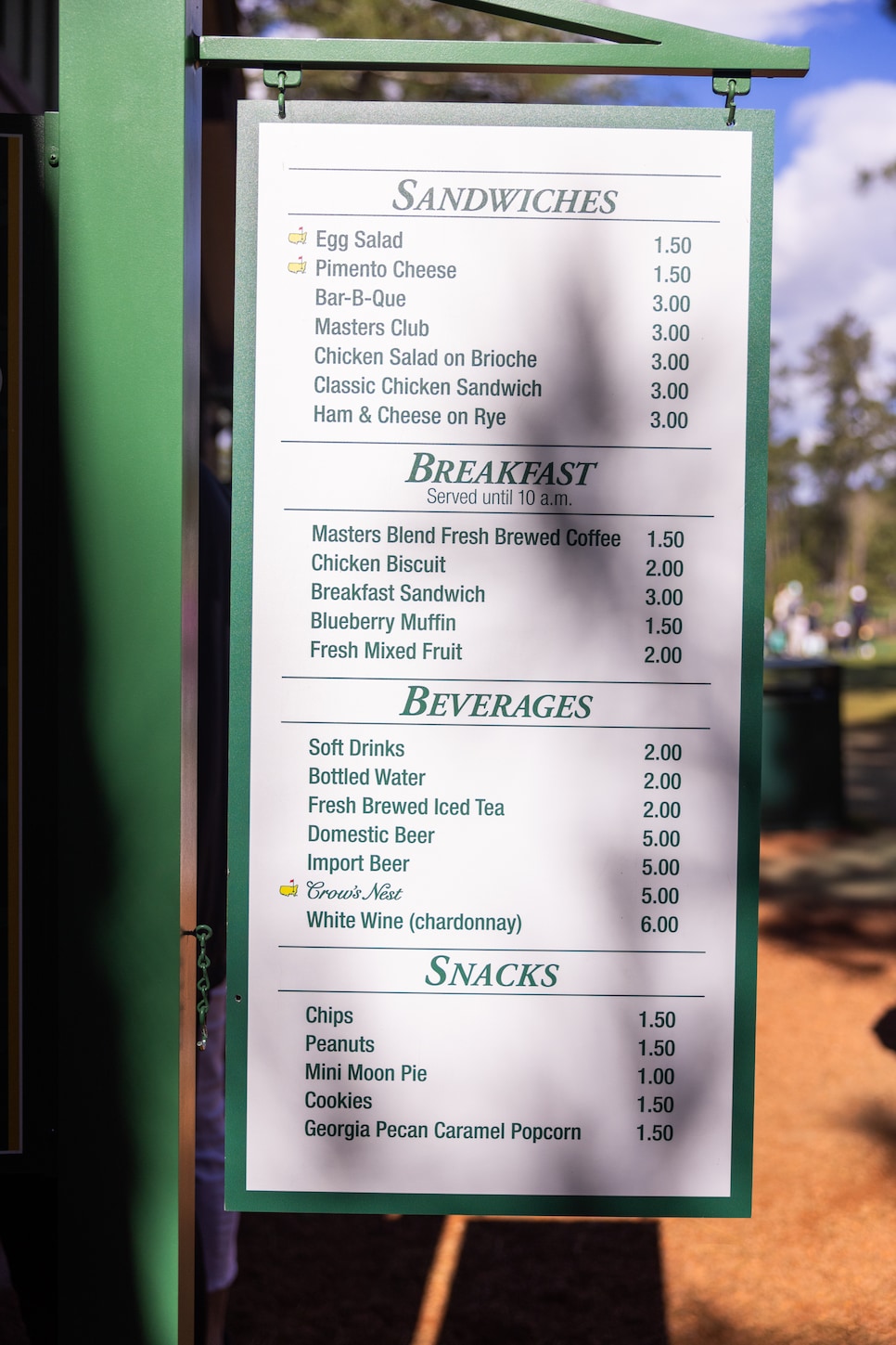 Masters 2022 I ate and graded every item on the Augusta National