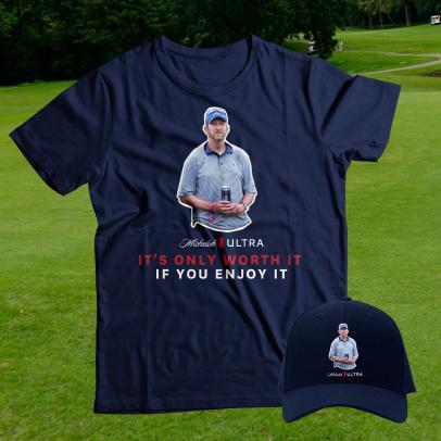 The PGA Championship Michelob Ultra guy now has his own line of Michelob Ultra merch