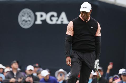 PGA Championship 2022: Tiger Woods just did something he's never done as a pro in a major (and it's not good)