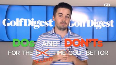 Dos And Don'ts For the Second-Time Golf Bettor
