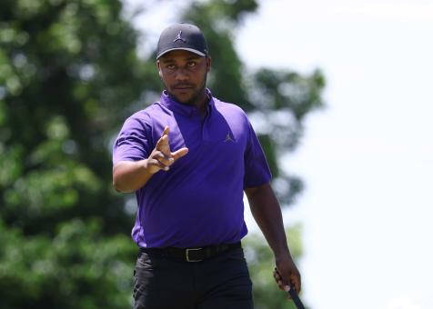 Harold Varner III could have used a hug after this four-putt started a triple-double-triple stumble