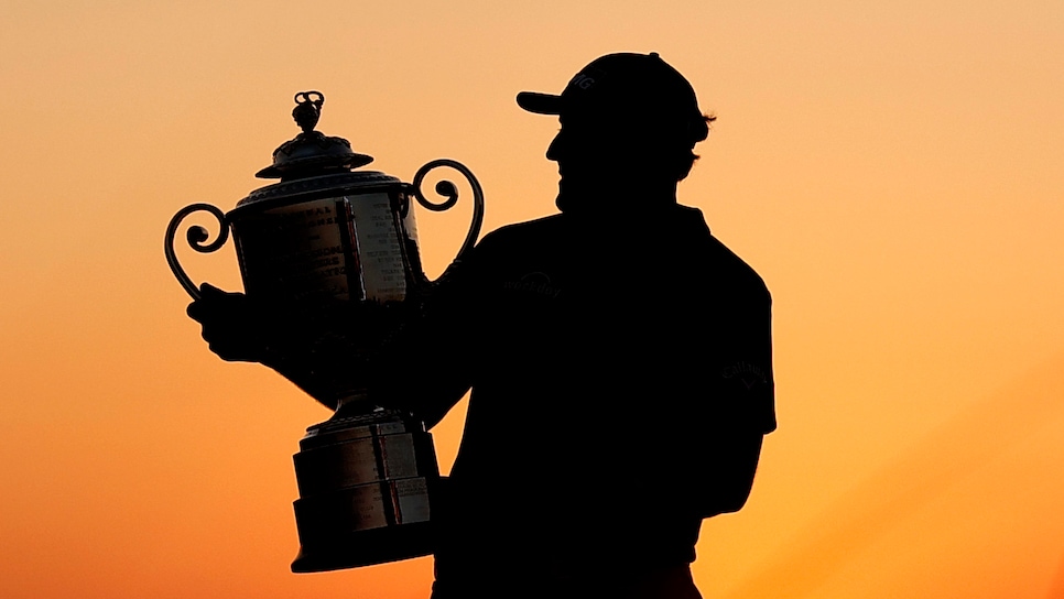 KIAWAH ISLAND, SOUTH CAROLINA - MAY 23: Phil Mickelson of the United States celebrates with the Wanamaker Trophy after winning during the final round of the 2021 PGA Championship held at the Ocean Course of Kiawah Island Golf Resort on May 23, 2021 in Kiawah Island, South Carolina. (Photo by Maddie Meyer/PGA of America/PGA of America via Getty Images)