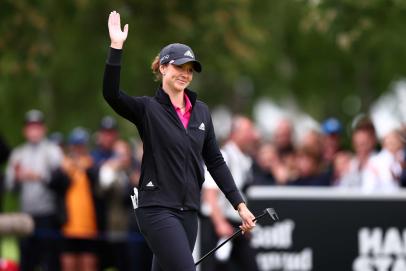 The first woman to win a DP World Tour event just did it by nine (!) shots