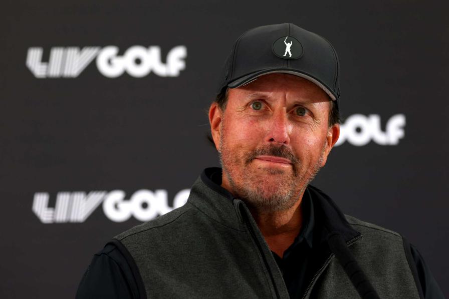 Phil Mickelson sounded a little less defiant, but he still has plenty to say about golf and his future in the game