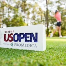 Sophia Popov hits her shot on the second hole during a practice round at the 2022 U.S. Women's Open Presented by ProMedica at Pine Needles Lodge & Golf Club in Southern Pines, N.C. on Monday, May 30, 2022. (Darren Carroll/USGA)