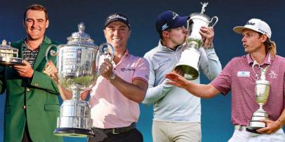 This year's winners of the men's majors collectively accomplished this historic first