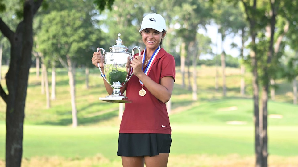 The new U.S. Girls’ Junior winner has two USGA champs—one age 19, one