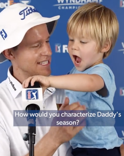 Peter Malnati’s son interrupts his dad's interview in most adorable moment of the week