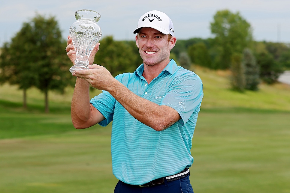 Robby Shelton wins last regular season Korn Ferry Tour event as 25 PGA