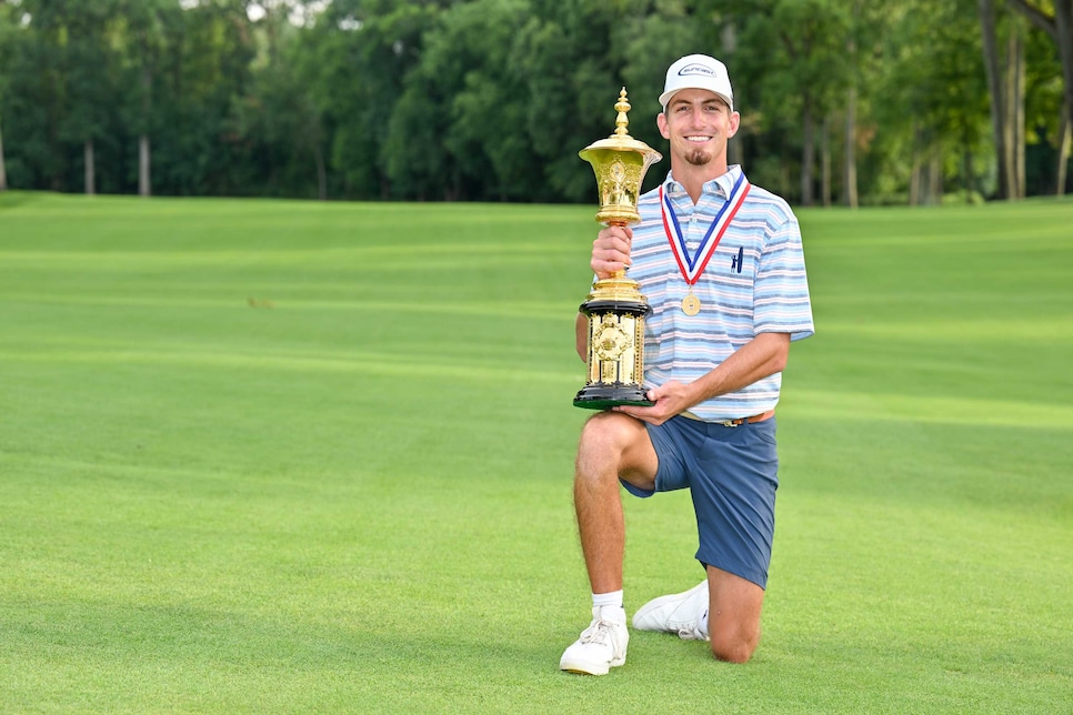 Sam had a lot to say at the U.S. Amateur, and he backed up