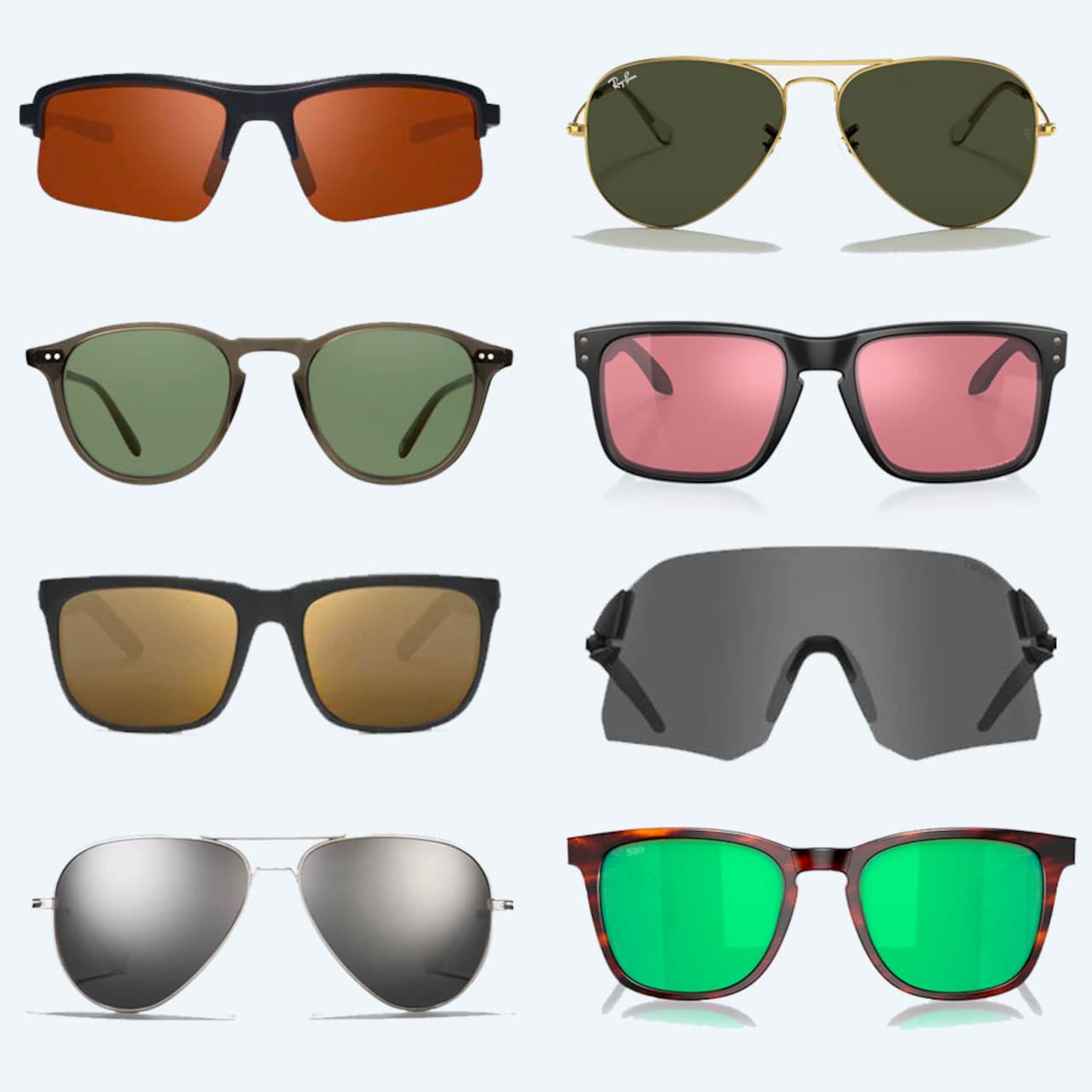 Small Rectangle Women Sun Glasses Brand Men UV Shades Retro Square