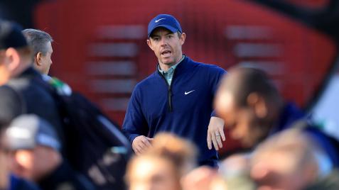 Rory McIlroy says a rift exists between old Ryder Cup teammates but continues to troll LIV golfers