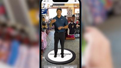Bridgestone brings AR Tiger Woods to market its golf balls on your phone