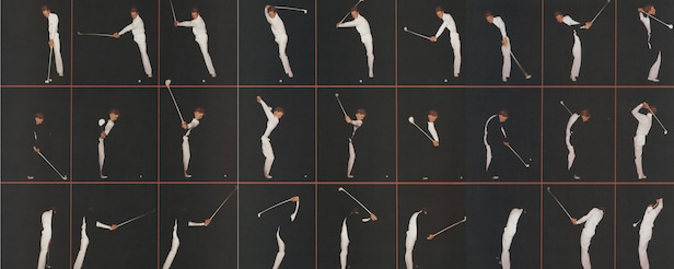 Rare pictures reveal Payne Stewart's iconic golf swing like you've