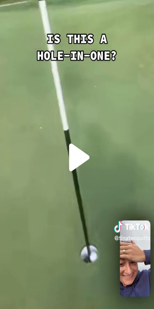 Golfer's solo hole-in-one is made even more painful by this TikTok ...