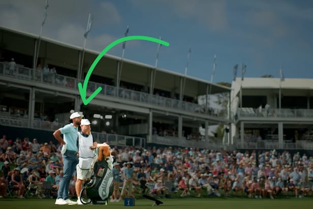 Let's decode this fascinating player-caddie coversation