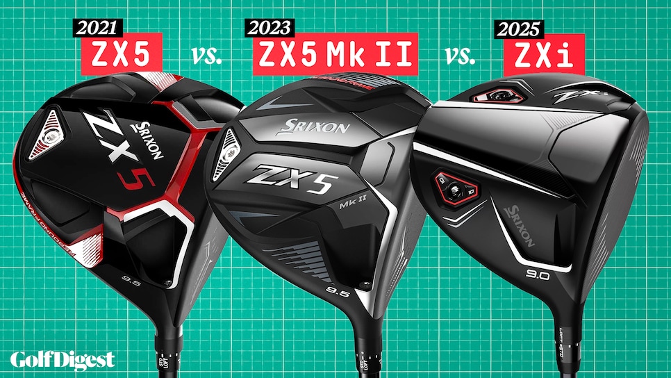 Analyzing the last three versions of Srixon drivers with a
