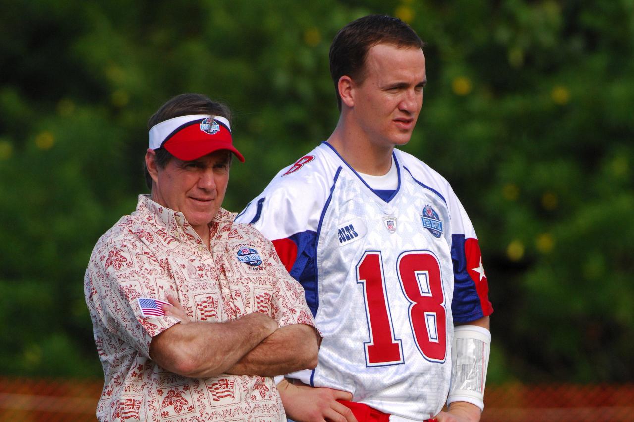 Bill Belichick, Peyton Manning Drank Together, Tried to Steal Secrets