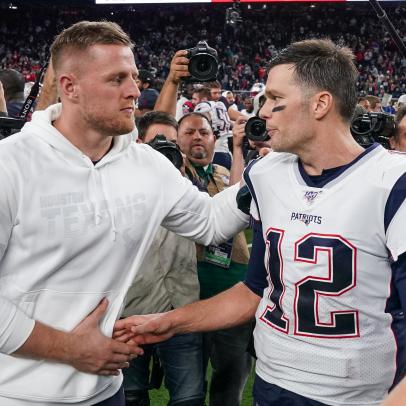 J.J. Watt invites Tom Brady to retired guys golf club, drinks on Tom