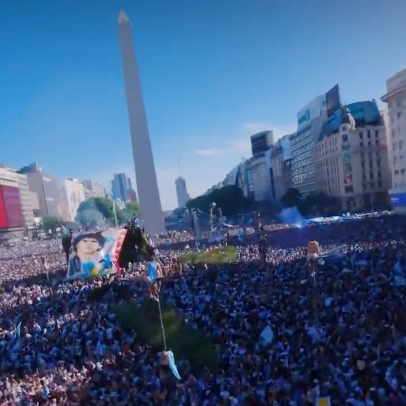 This drone footage of Buenos Aires celebrating Lionel Messi and Argentina’s World Cup win is like a scene out of a movie