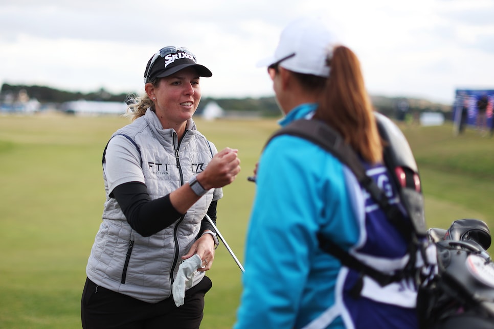 Ashleigh Buhai blitzes Muirfield for 64 to take fiveshot lead in Women