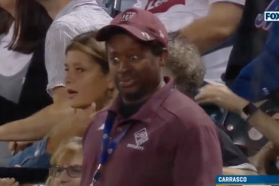 GRAPHIC: Disorderly baseball fan punches, bites usher at MLB game