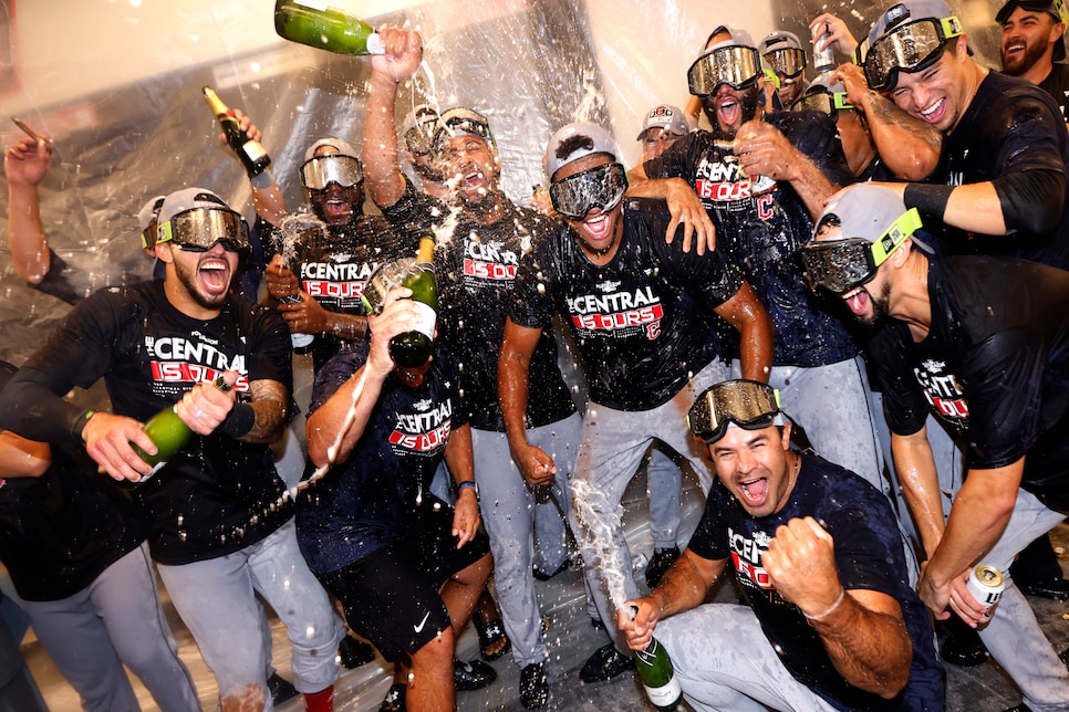 MLB Men's Cleveland Guardians 2022 Division Champions Locker Room