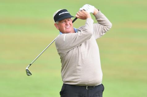Colin Montgomerie reveals the sweet treat that led to his late-round rally in Senior Open