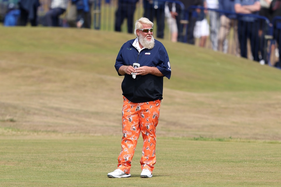 British Open 2022 John Daly strutting around the Old Course in Hooters