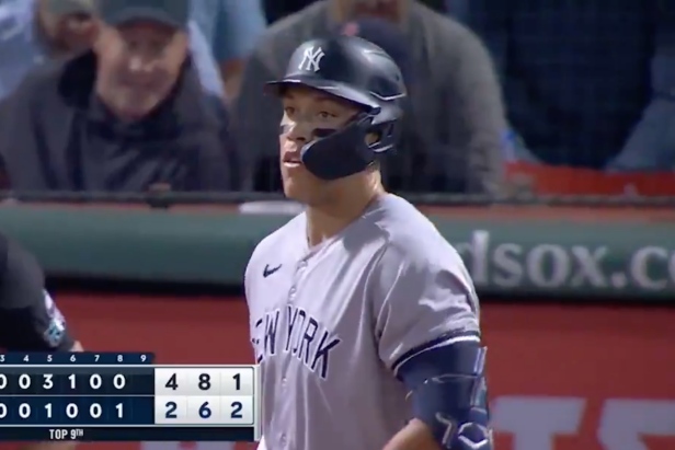 Yankees MVP Aaron Judge reflects on donning the iconic pinstripes in epic  rivalry at Fenway following series win - You can't beat it