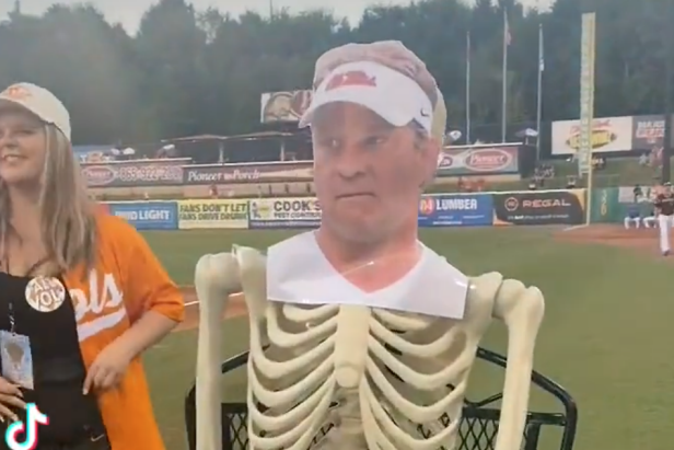 The mid-inning entertainment at this Tennessee Double-A game was children throwing bottles of mustard at Lane Kiffin’s head | This is the Loop