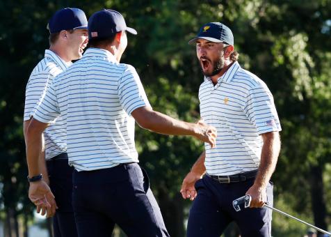 Presidents Cup 2022: Max Homa says of making two straight putts to seize match, 'Money cannot buy that feeling'