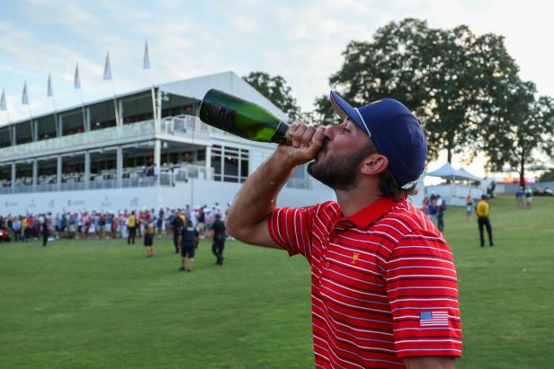 Presidents Cup 2022: Max Homa summed up the U.S. team's celebrations in the simplest (and funniest) way possible - GolfDigest.co