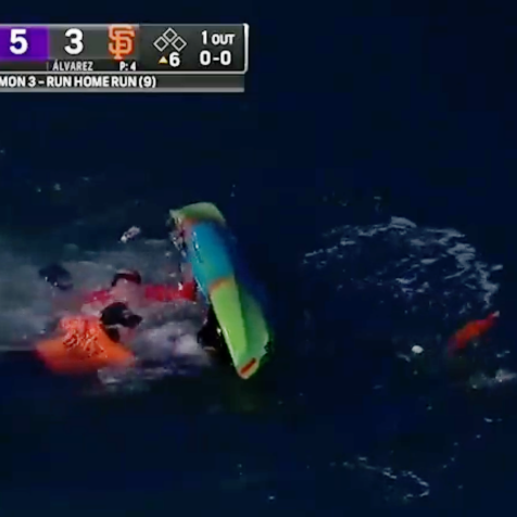 Charlie Blackmon dunked one in McCovey Cove and a couple of kayakers nearly drowned each other trying to get the ball