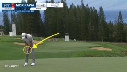 This clever move helped Collin Morikawa to one of his best putting rounds ever