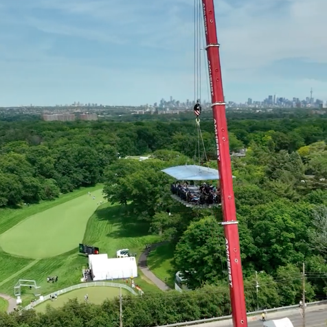 The actual footage of that RBC Canadian Open crane bar is a big no for us, dawg