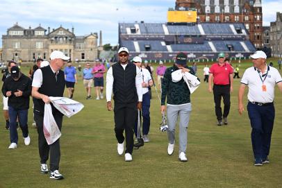 Open Championship 2022: Tiger Woods takes a scouting stroll around St. Andrews Old Course