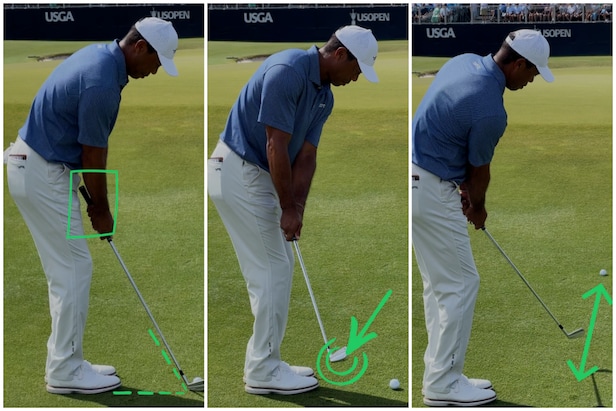 2024-us.-open:-tiger-woods’-go-to-greenside-shot,-explained