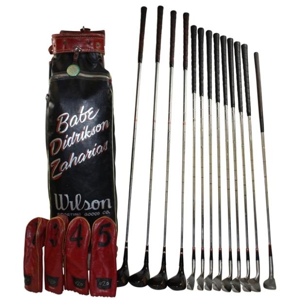 The clubs Babe Zaharias used for her improbable 1954 U.S. Women's Open victory are being auctioned