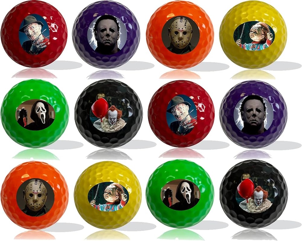 New Novelty Villains of Halloween Golf Balls