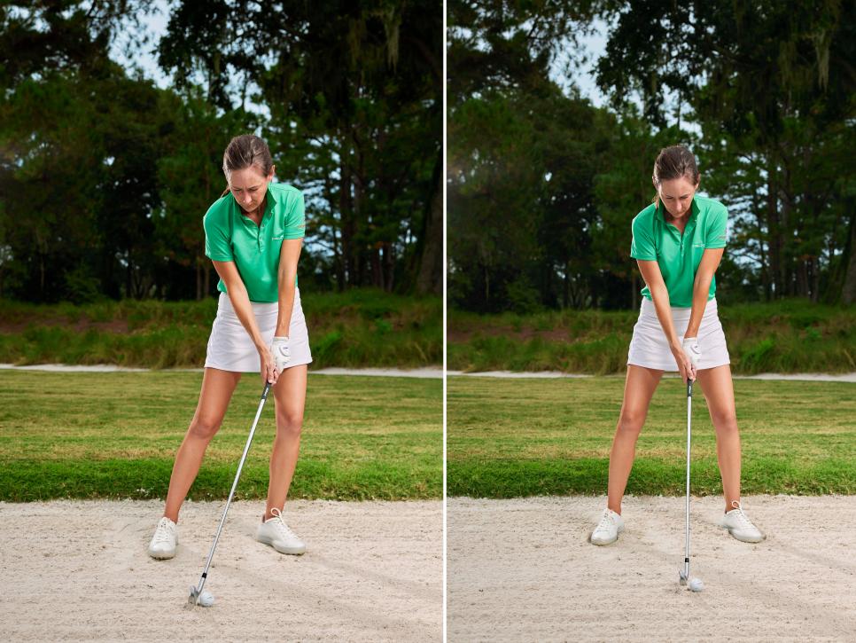 Think stable and shallow to flush it from fairway sand – Australian Golf Digest