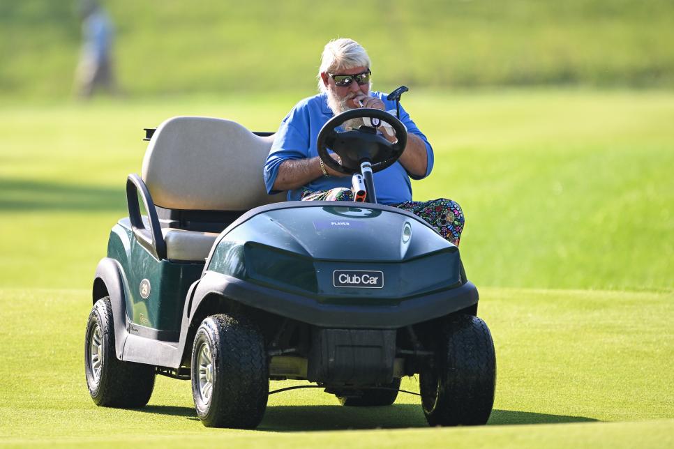 PGA Championship 2024: Why John Daly can ride in a golf cart at Valhalla but his caddie has to carry his clubs – Australian Golf Digest