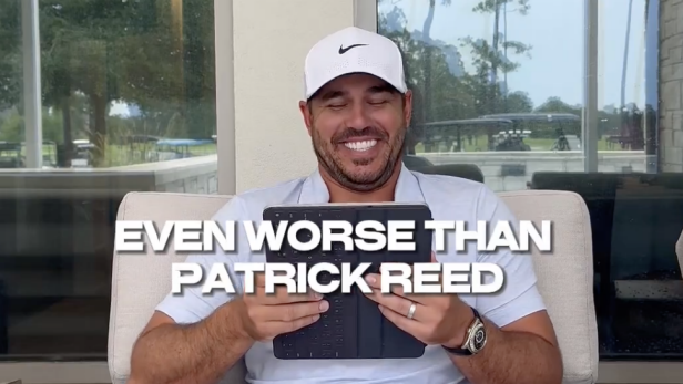 ‘The worst human in professional golf’: Brooks Koepka reads mean tweets, Patrick Reed catches a stray