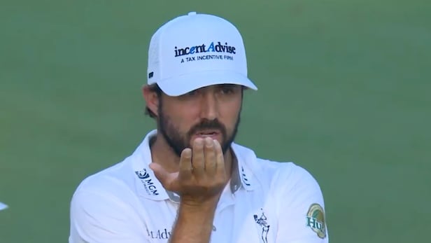 us.-open-2024:-mark-hubbard-nearly-holes-out-on-pinehurst’s-opening-hole,-ball-ends-up-off-the-green