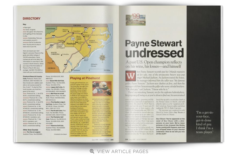 Payne Stewart almost sold his mansion to Michael Jackson, plus other insane stories from the golf legend – Australian Golf Digest